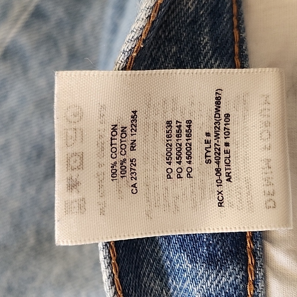 Aritzia 100% Cotton Denim Forum The '90S Iggy Lo-Rise Baggy Jeans Size 27 - Picture 16 of 16